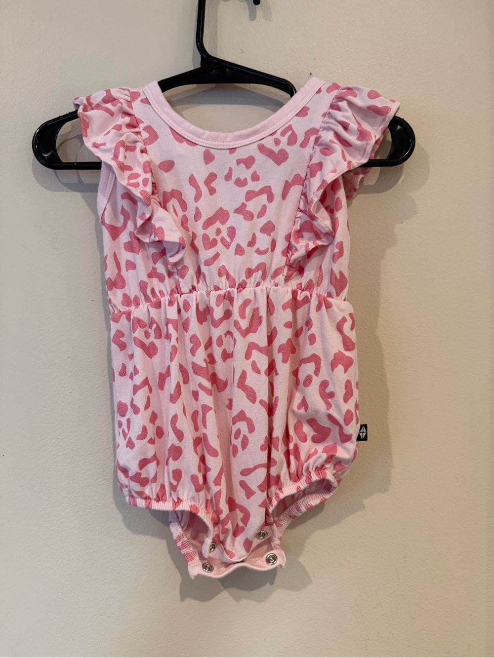 Kyte Baby Bubble Romper Baby Girl Size 0-3 Months Sakura Leapord